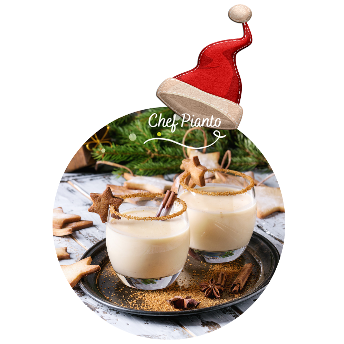 Lait de poule ambiance Noel 